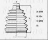 FIRST LINE FCB6384 Bellow, driveshaft